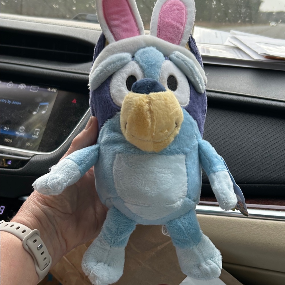 Bluey Blue and Pink Stuffed Animal